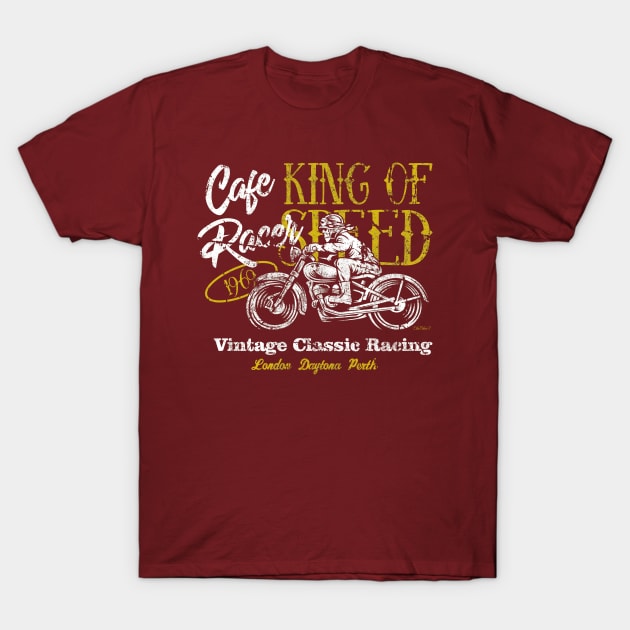 Cafe Racer T-Shirt by EddieBalevo